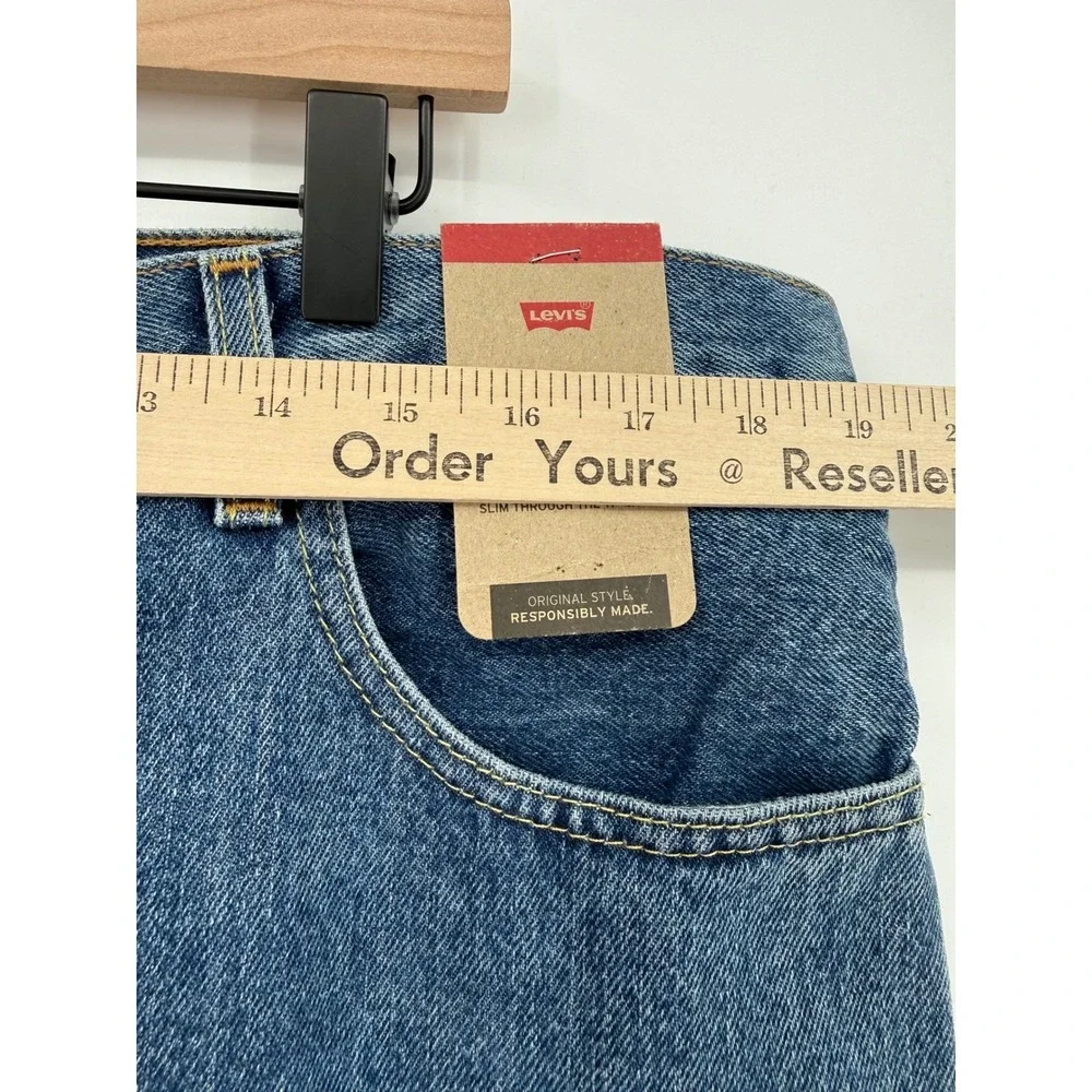 Levis 517 Jeans Mens 38x32 Blue Medium Wash Bootcut Denim Pants NEW